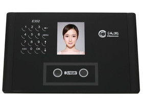 汉王E352 人脸识别考勤机 存储量：用户容量：500人记录 其他特性：验证方式：刷卡人脸拍照 备注：人脸识别