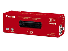 佳能CRG 925产品颜色：黑色 适用机型：激光打印机：佳能 L打印页数：约1600页 设计类型：鼓粉一体 硒鼓适用