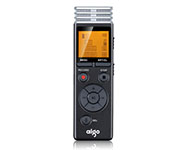  产品名称：Aigo/爱国者 R5503
 品牌: Aigo/爱国者
 型号: R5503
 颜色分类: 黑色
 产品类别: 录音笔
 内存容量: 4GB
 存储类型: 闪存
 操作系统: 其他
 存储卡类型: 不支持扩展卡
 视频播放格式: 不支持视频
 电池规格: 锂电池
 附加功能: 录音功能 外放功能
 屏幕尺寸: 1.8英寸
 音频播放格式: MP3 WAV A