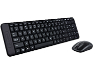 罗技MK220无线套装无线键盘鼠标套装 usb电脑笔记本无线超薄办公键鼠套装