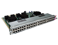 思科（Cisco）WS-X4748-RJ45V+E 48口POE 模块