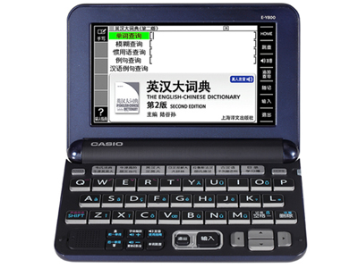 卡西歐 Z-Y800  存儲容量：ROM：100MB；存儲卡插槽：支持MicroSD（TF）卡；顯示屏幕：彩色觸摸屏；顯示區：手寫；
