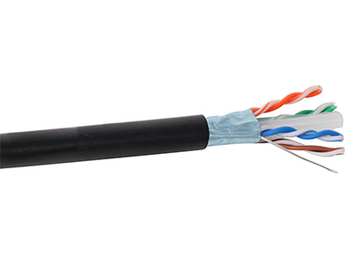 天誠 室外六類4對屏蔽線纜 用于大樓通信綜合布線系統中工作區通信引出端與交接間的配線架之間的布線，以及住宅綜合布線系統的用戶通信引出端到配線架之間的布線