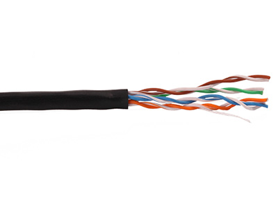 天誠 超五類4對非屏蔽室外線纜 用于大樓通信綜合布線系統中工作區通信引出端與交接間的配線架之間的布線，以及住宅綜合布線系統的用戶通信引出端到配線架之間的布線