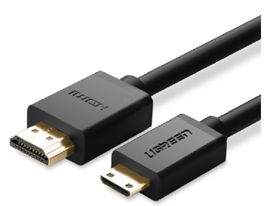 綠聯 HD108  Mini HDMI轉HDMI線 1.4版 
1-3米：30AWG OD6.0MM
1米-3米：支持2K*4K，60HZ    
鋁箔袋包裝