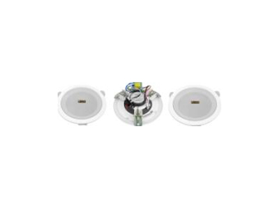 吸顶喇叭（4/5/6喷塑钢全铁）TK-104/105/106 额定功率:3W/6W,最大功率:6W,输入电压:70V/100V,灵敏度:90dB,