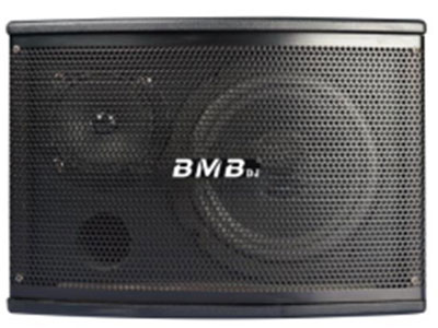 BMB DJ-450 专业音响 黑色进口手工PVC箱体，100磁25芯10寸低音十高音x2.阻抗:8Ω.尺寸：515×300×300mm。
