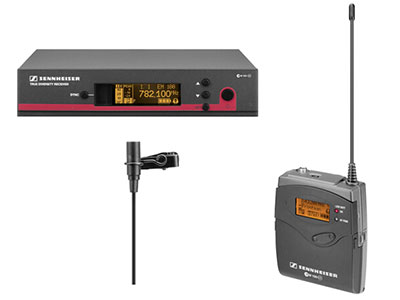 森海塞尔 EW112G3 全向领夹式无线话筒套装 灵敏度20 mV/Pa 指向性全向 最大声压级130 dB(SPL) max 频率响应
25 - 18.000 Hz  信噪比> 110 dB(A
