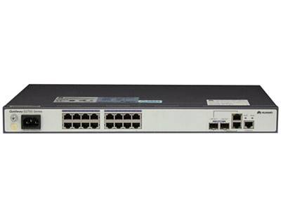 华为 S2700-26TP-EI-AC 交换机 (24个10/100Base-TX以太网端口,2个10/100/1000Base-T以太网端口,2个复用的千兆Combo SFP,交流供电)
