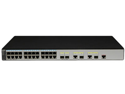 华为  S2750-28TP-PWR-EI-AC 交换机 (24个10/100Base-TX以太网端口,4个千兆SFP,2个复用的10/100/1000Base-T以太网端口Combo,PoE+,交流供电)
