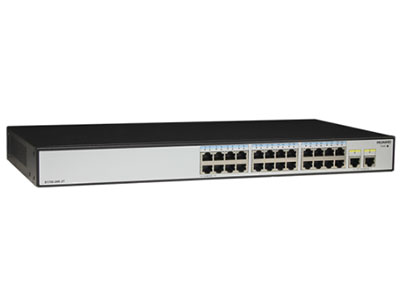 华为 S1700-26R-2T 非网管交换机 (24个10/100Base-TX以太网端口,2个10/100/1000Base-T以太网端口,交流供电)
