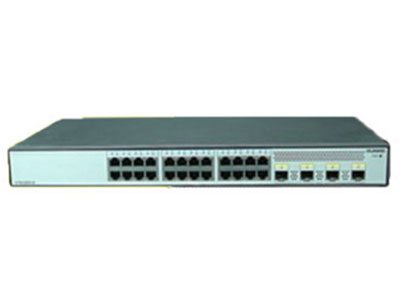 华为 S1700-28GR-4X 非网管交换机 (24个10/100/1000Base-T以太网端口,4个万兆SFP+,交流供电)
