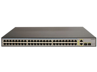 华为 S1700-52FR-2T2P-AC 交换机 (48个10/100Base-TX以太网端口,2个10/100/1000Base-T以太网端口,2个千兆SFP,交流供电)
