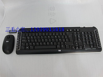 惠普品牌机原装 无线 键盘鼠标套装 （5189URF K) 黑珍珠键鼠