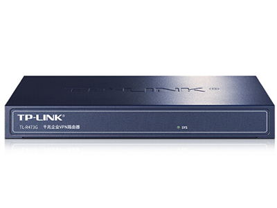 TP-LINK  TL-R473G 路由器 千兆，1WAN+4LAN，VPN+上网行为管理+上网审计+PPPOE服务器，可管理20台AP，微信连Wi-Fi			
