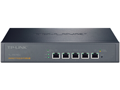 TP-LINK  TL-WAR458  路由器 千兆，1WAN+1LAN+3可变口，VPN+上网行为管理+上网审计+PPPOE服务器，可管理20台AP，微信连Wi-Fi			
