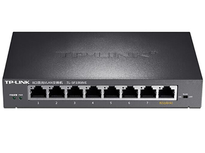 普聯（TP-LINK）TL-SF1008VE 8口百兆VLAN交換機