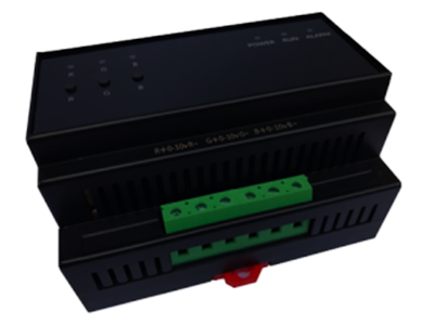 1-10V RGB 調光模塊1路 TSS-G01   ”> 導軌式單路1-10V（控制燈光色彩65535種顏色切換）
> CAN-BUS總線接口”
