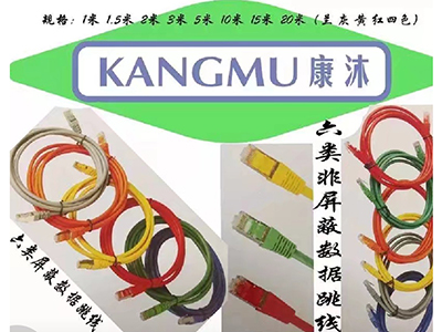 康沐 六类数据跳线