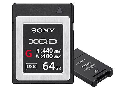 索尼 QD-G64E 高速64GB(含读卡器) 读取440MB/S 专业摄像机单反相机内存卡