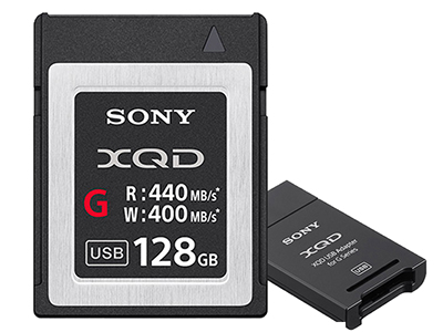 索尼 QD-G128E 高速128GB(含读卡器) 读取440MB/S 专业摄像机单反相机内存卡