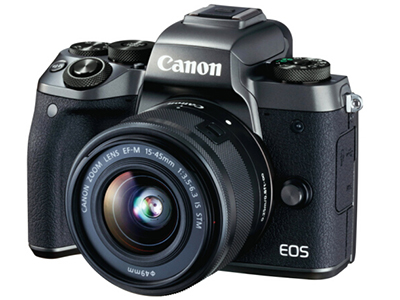佳能微单 EOS M5 （15-45镜头套机）（触控翻转LCD 专业电子取景器 全像素双核对焦）