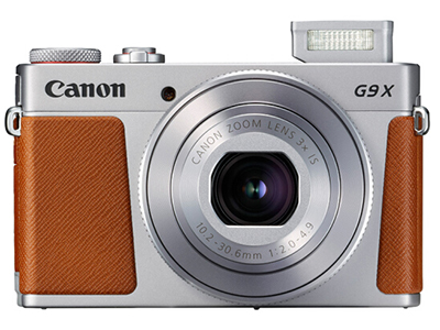 佳能 PowerShot G9X Mark II 数码相机 银色(2010万有效像素 DIGIC7处理器 28-84mm变焦)