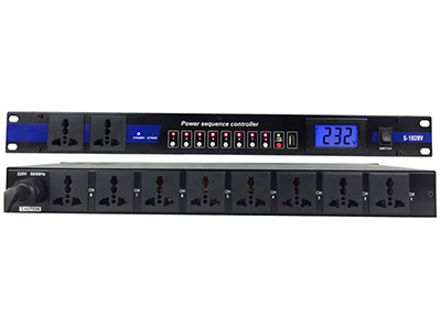 Pronext   S-1028V 十路電源時序器，帶顯示屏。，   每一路可單獨控制