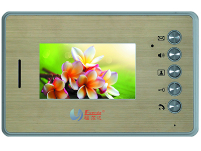 FED- E2-L1  彩色4.3寸分機 TFT 4.3′具有呼叫、可視對講、監視、開鎖功能