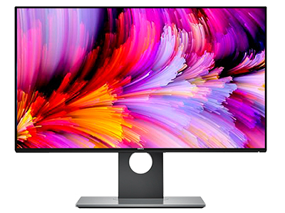 戴尔 U2417H 23.8英寸四边微边框旋转升降IPS屏 出厂色彩校准 99\%sRGB 个人商务 电脑显示器