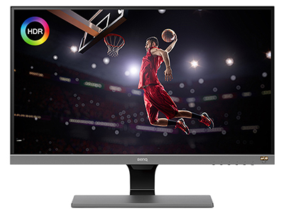 明基 EW277HDR 27英寸窄边DCI-P3智慧调光爱眼ProHDR10游戏PS4/XBOX显示器