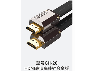 山澤 GH-20 HDMI 高清扁線鋅合金版