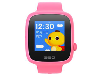 360 儿童电话手表SE电信版 彩色触屏版GPS定位儿童智能手表 粉色