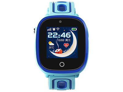 智美德 DF31 防水拍照定位可插卡儿童电话手表 蓝