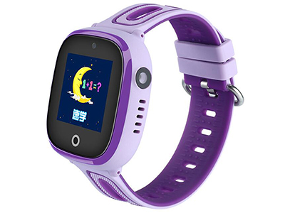 智美德 DF31 防水拍照定位可插卡儿童电话手表 紫