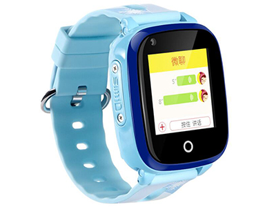 智美德科技 DF33 4G儿童电话手表支持WIFI连接视频通话小天才学生智能GPS定位拍照手机 蓝色