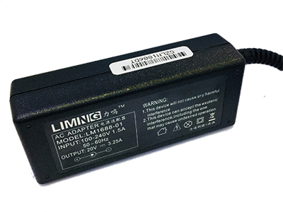 力鸣 20V3.25A 4017 小新笔记本充电器 电源适配器