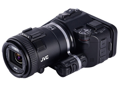 JVC  P100  高清数码摄像机 类型：高速摄像机机身容量：其他像素：0-300万清晰度：HD高清变焦：15倍以下