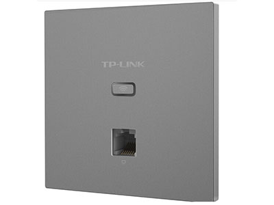 TP-LINK 1200M双频无线AP 86面板式入墙式 企业级酒店别墅wifi无线接入点 PoE供电AC管理AP1202GI-PoE