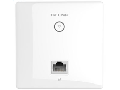 TP-LINK AP450I-POE 450M无线86型面板式AP 企业级酒店别墅wifi接入 POE供电 AC管理