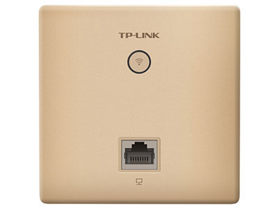 TP-LINK TL-AP302I-PoE 300M无线86型面板式AP 企业级酒店别墅wifi接入 POE供电 AC管理