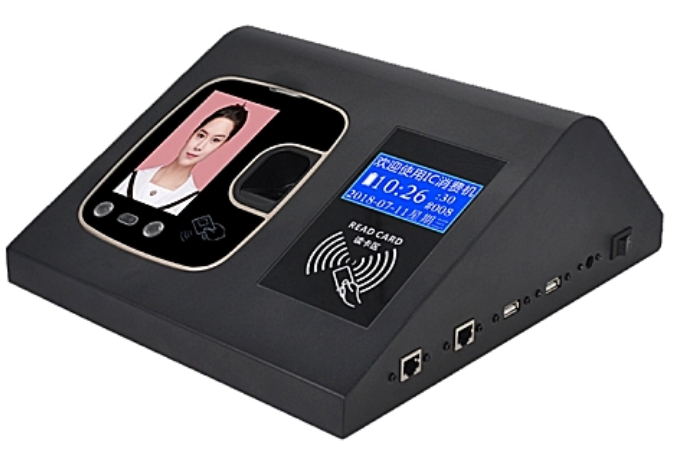 JTXF-280S人脸识别指纹刷卡售饭机，1500张人脸，TCPIP实时通讯，速度快电话：15981816143