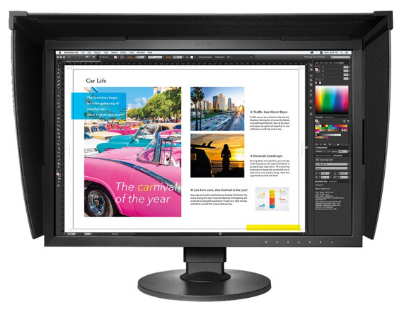 艺卓 (EIZO) CG2730 27英寸IPS面板16:9宽屏专业制图液晶显示器 黑色