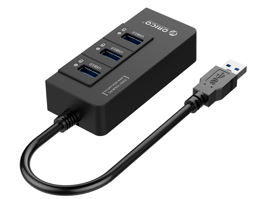 奥睿科 HR01-U3 USB3.0千兆网络集线器，USB供电