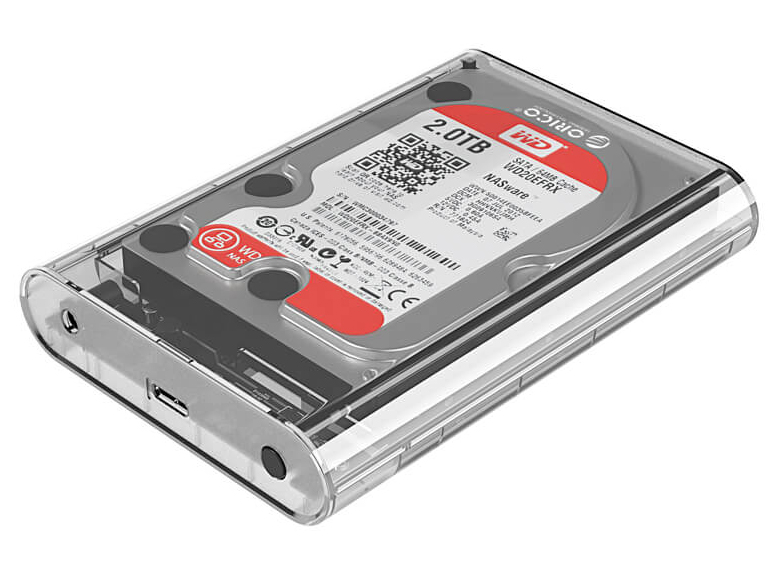 奥睿科 3139U3 透明系列3.5英寸USB3.0移动硬盘盒