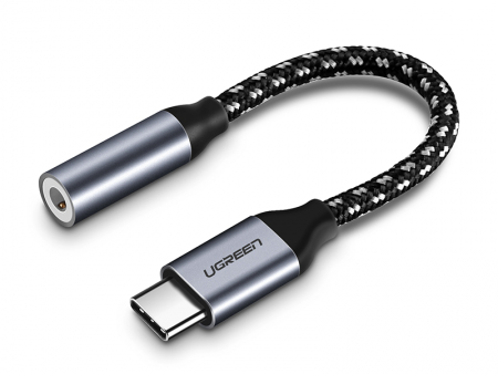 绿联 AV142 Type-C耳机转接头，Type-C转3.5mm耳机口转接线