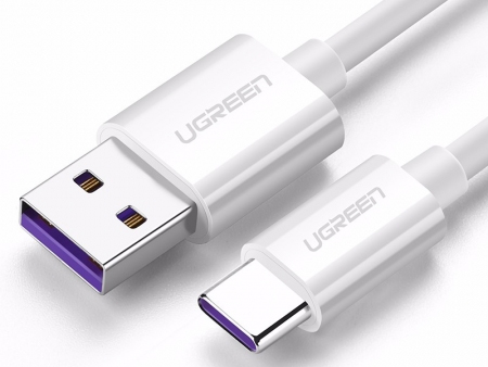 绿联 US253 Type-C数据线5a快充通用，支持华为P10 Plus/Mate9 Pro