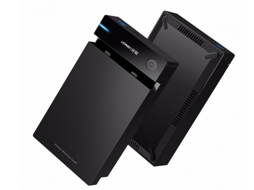 绿联 US222 sata硬盘盒，2.5/3.5寸外置usb3.0移动硬盘盒