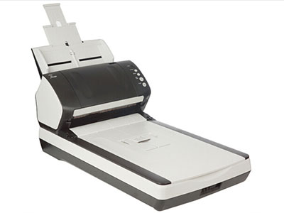 富士通fi-7240 A4高速双面自动进纸双平台扫描仪平板馈纸式扫描仪