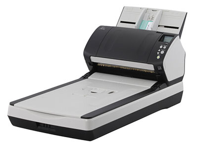 富士通fi-7280 扫描仪A4高速双面自动进纸带平板